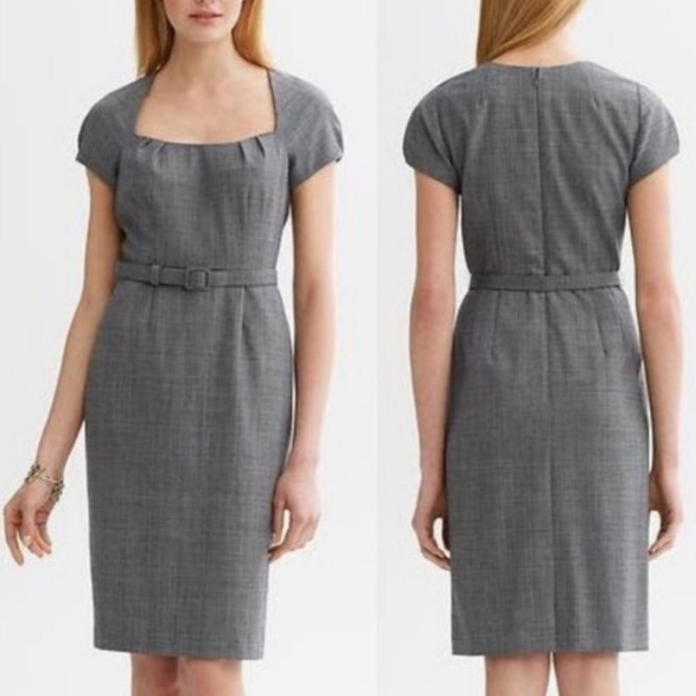 New With Tags Banana Republic Gray Career Dress, size 8P